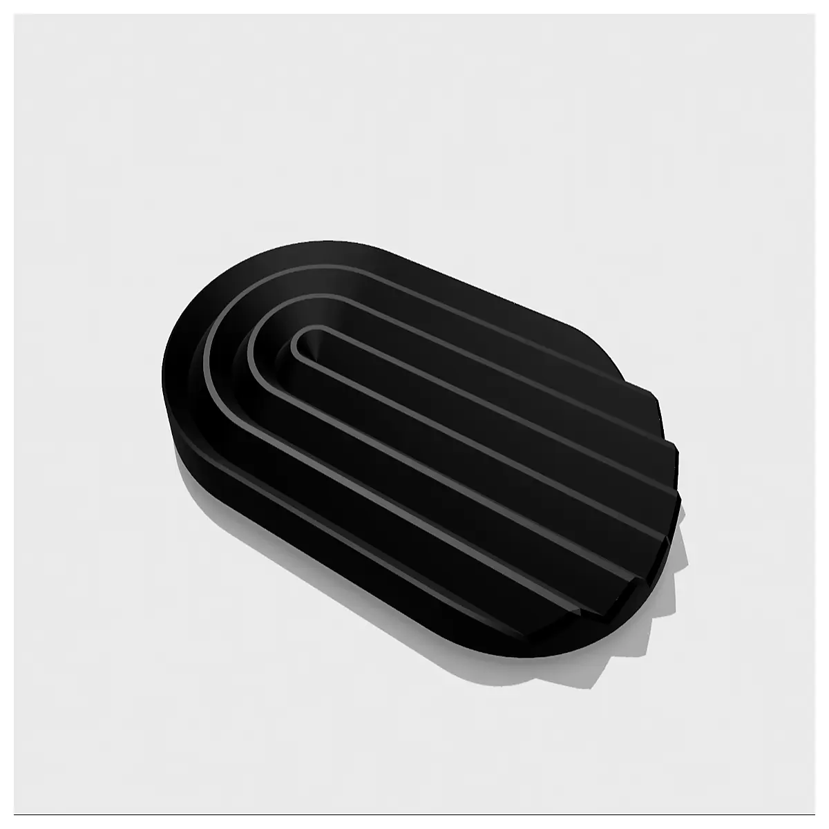 oval raised relief soap dish ceramic bathroom counter drain non slip holder for bar soap