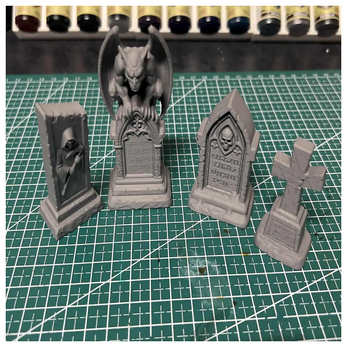halloween tombstone props graveyard decoration spooky yard signs haunted house party supplies