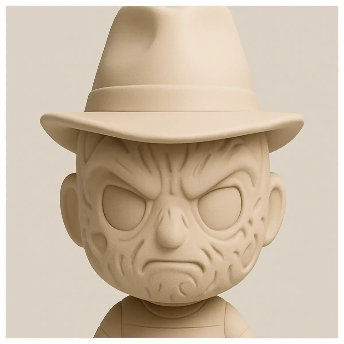 cute chibi nightmare freddy figurine collectible plush style toy for kids party decor