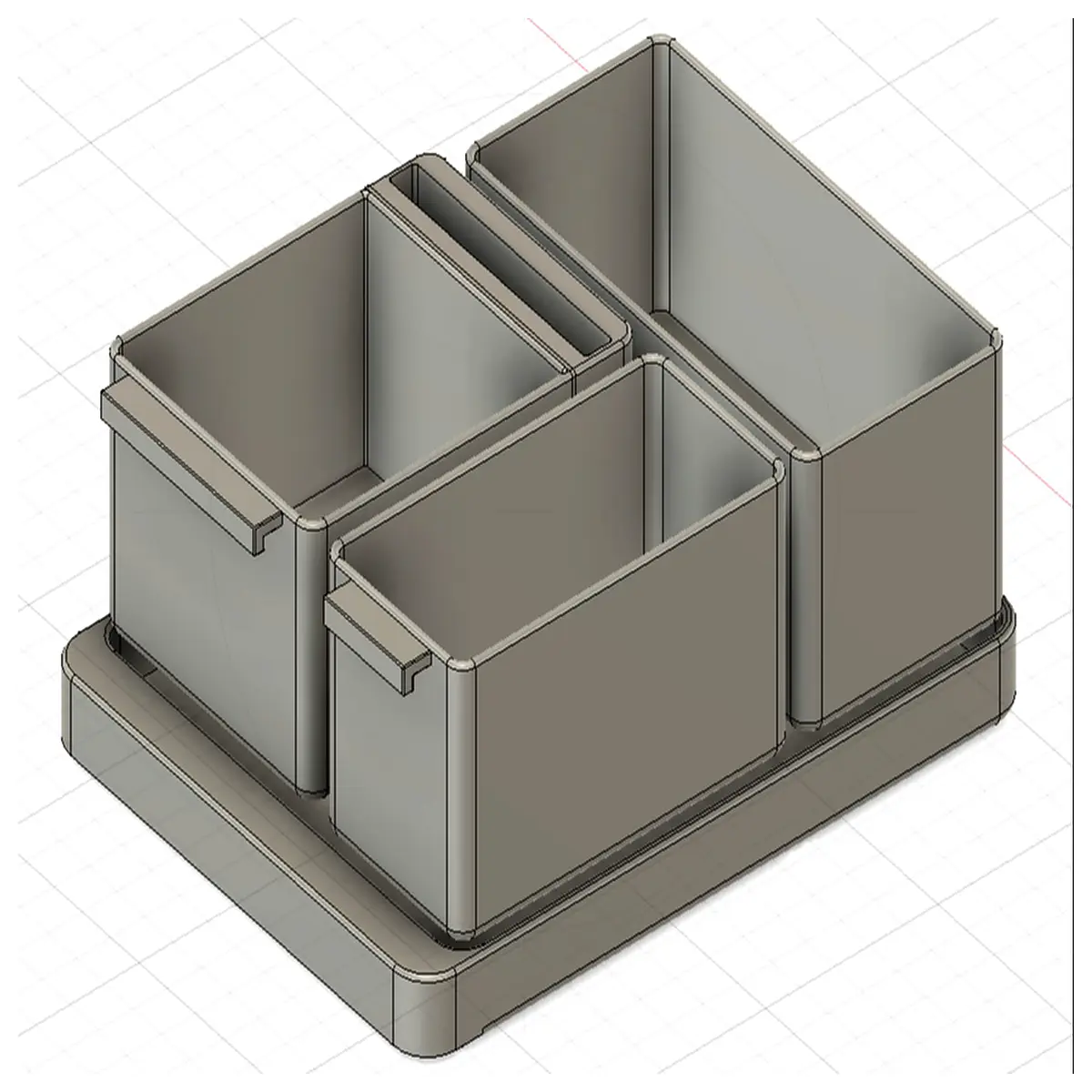 rv storage box with non slip base anti slide organizer for camper van cabinets durable plastic container for travel gear