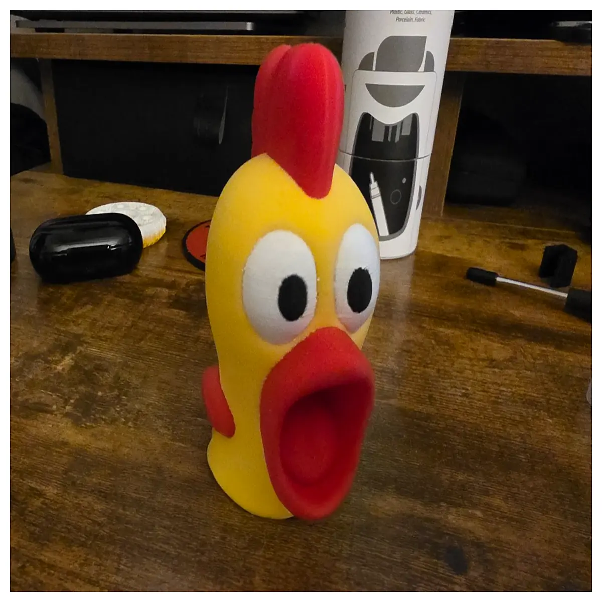 funny rubber chicken head toy inflatable surprise egg novelty gag kids party favors
