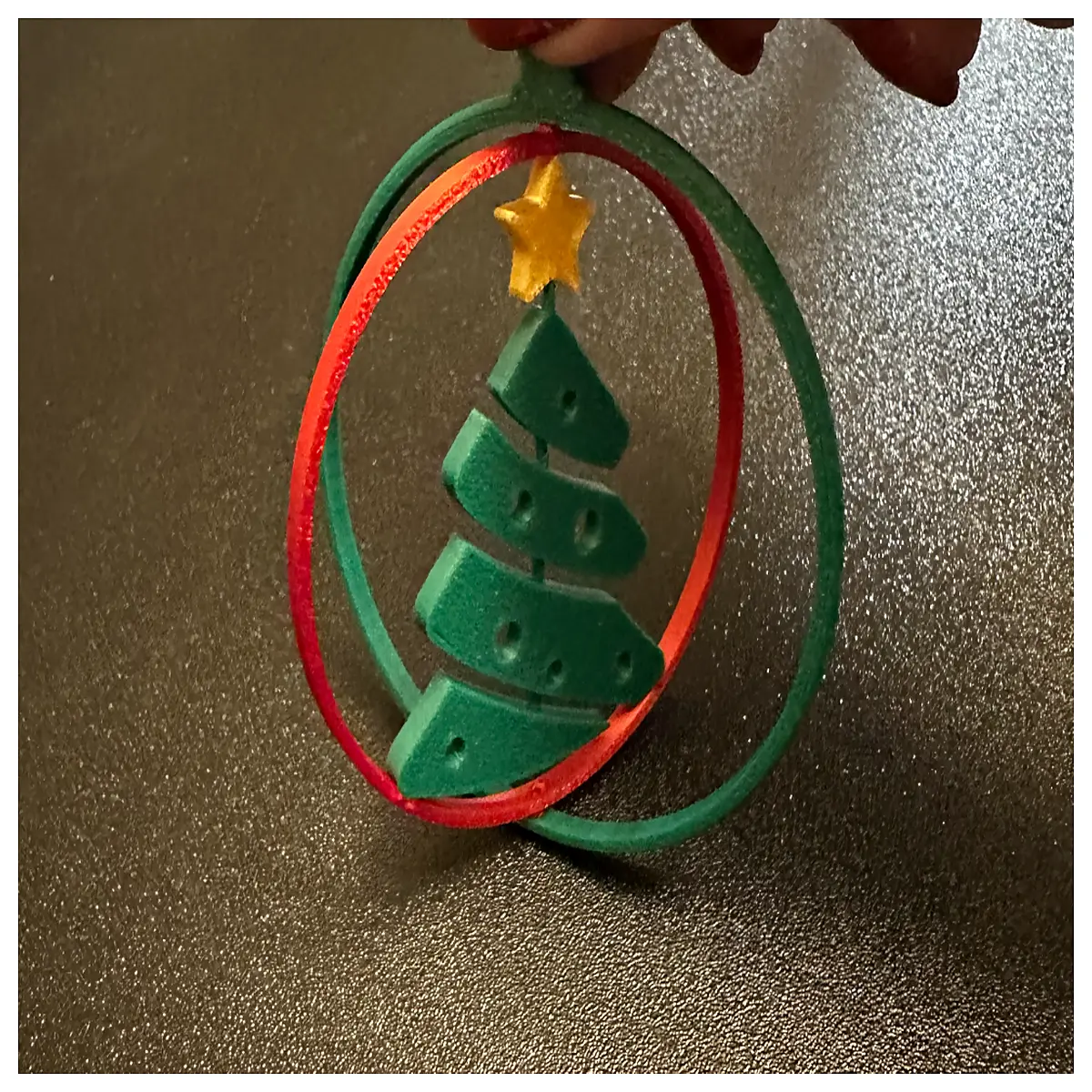rotating spinning christmas tree decoration center piece holiday table
