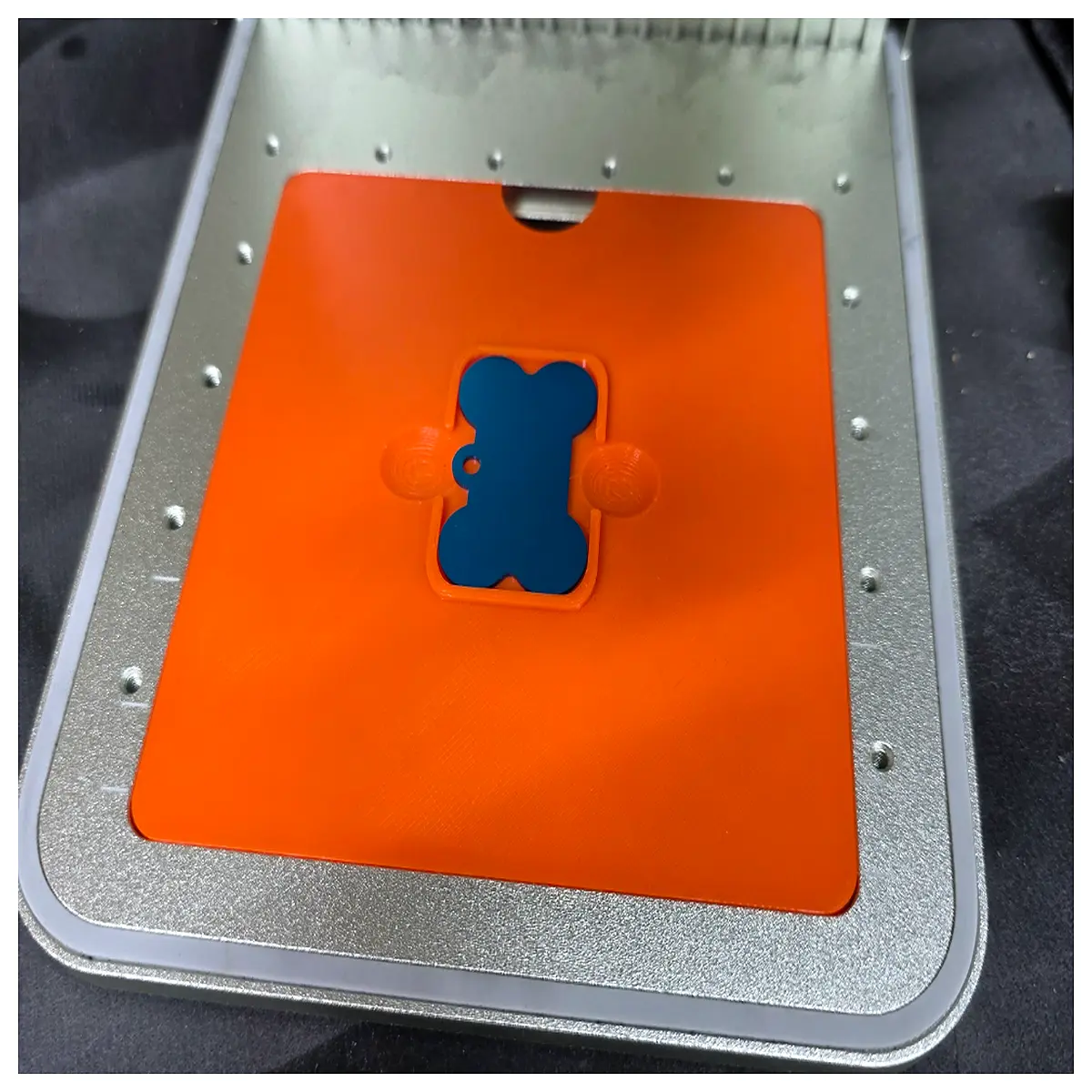 xtool f1 mini bone shaped plate for laser engraving wood acrylic metal