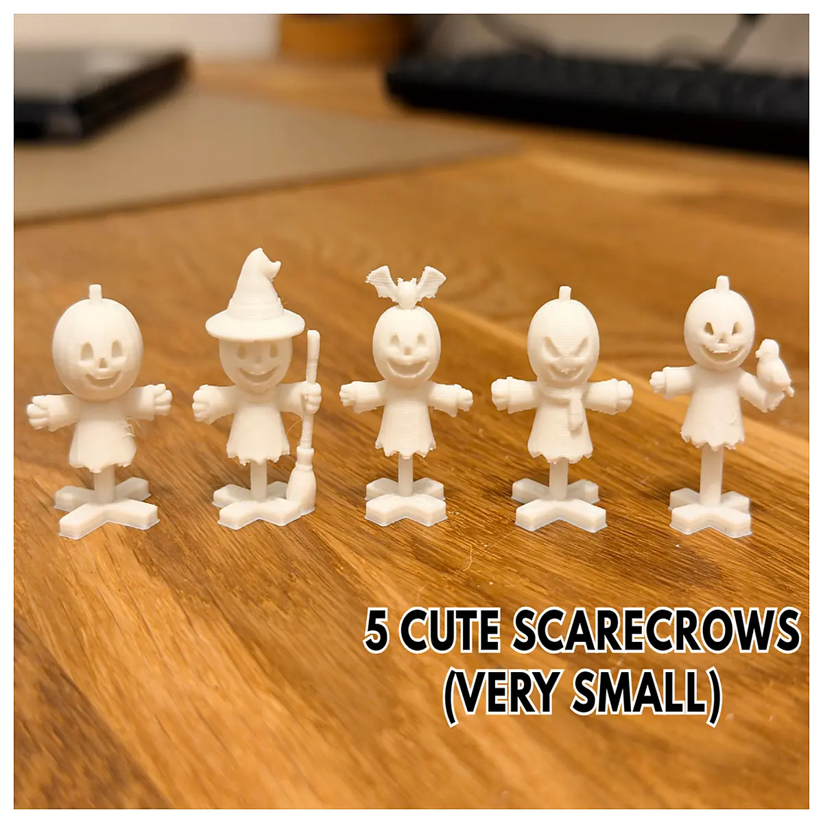 5pcs cute scarecrow decorations for halloween yard lawn garden outdoor fall autumn party decor