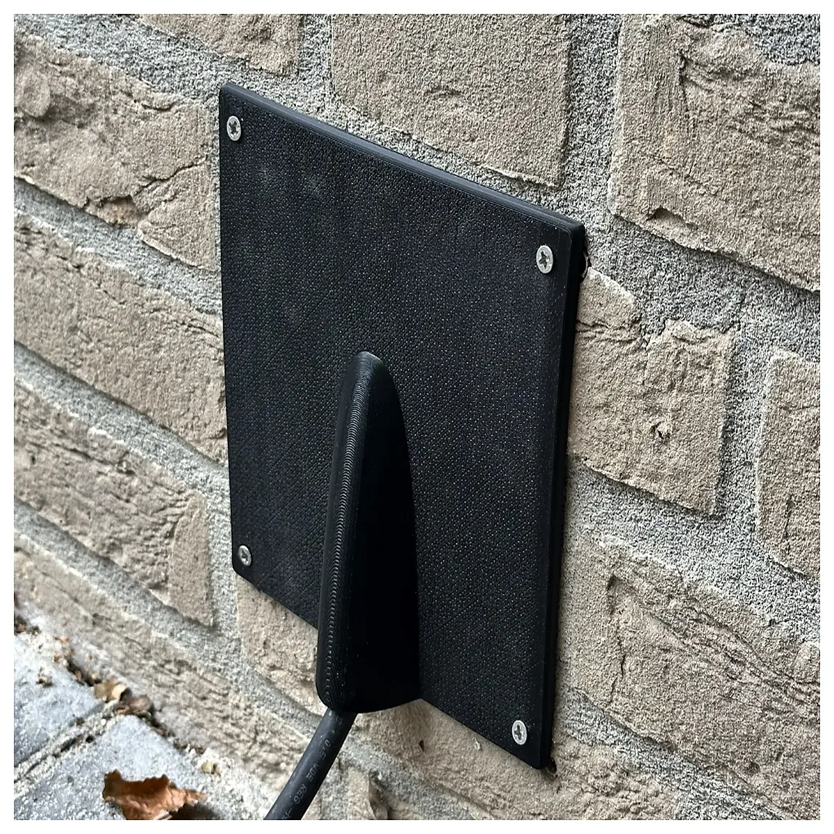 ventilation cover grille 155x155mm with cable gland hole for server rack equipment enclosure cooling