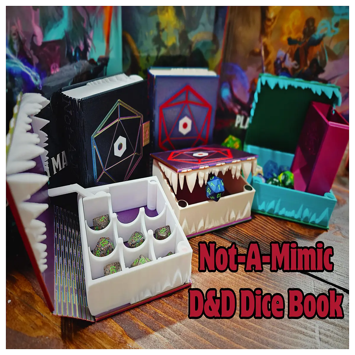 non mimetic d20 dice book for tabletop rpg gaming shape novelty party favor