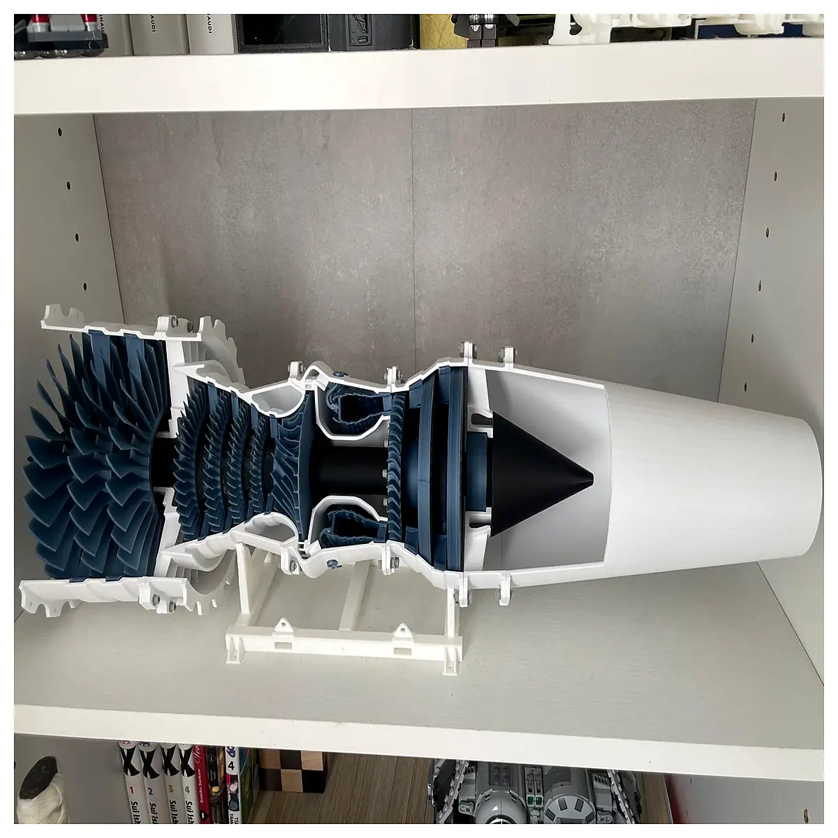 short low bypass turbofan nozzle exhaust system aftermarket replacement parts for military jets