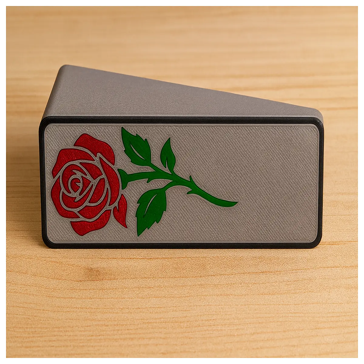 decorative door stopper for home entryway rose flower design rubber floor protector against wall damage aesthetic anti slip wedge for bedroom and livi