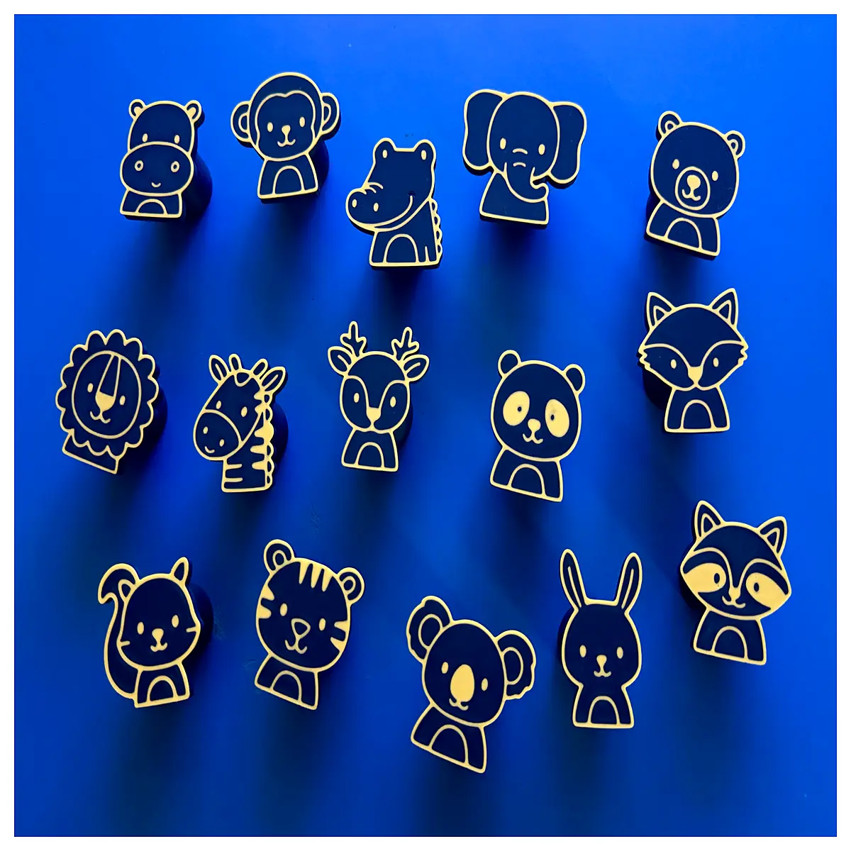 15 pack animal shaped wall hooks with mounting bracket for nursery decor organization duty adhesive hanging