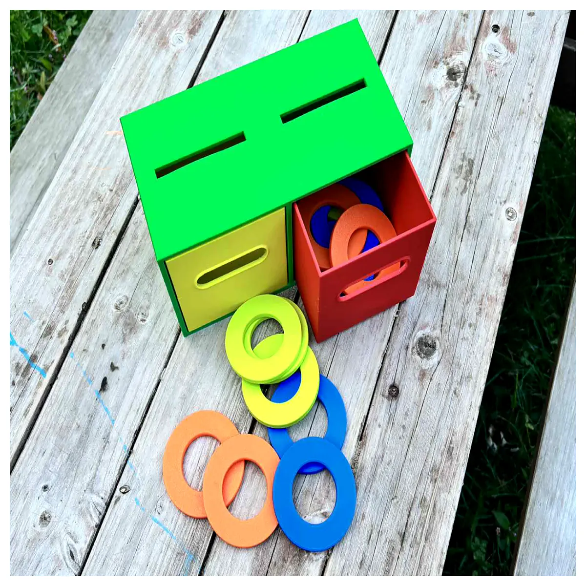 kids coin bank with two slots toddler money box for learning saving educational piggy bank