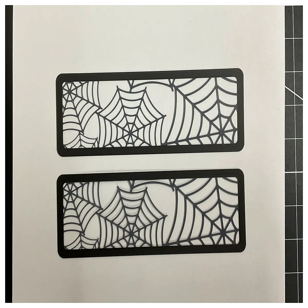 spider web bookmark aesthetic gothic dark academia reading accessory book lovers
