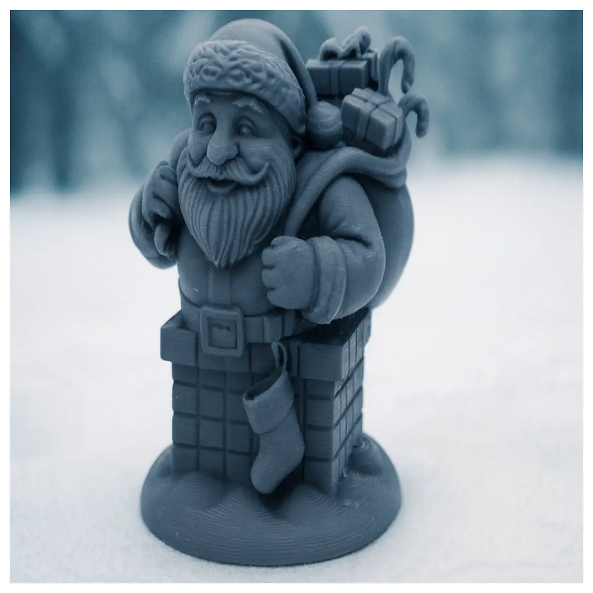 decorative santa claus fireplace insert holiday decor christmas mantel piece festive home ornaments