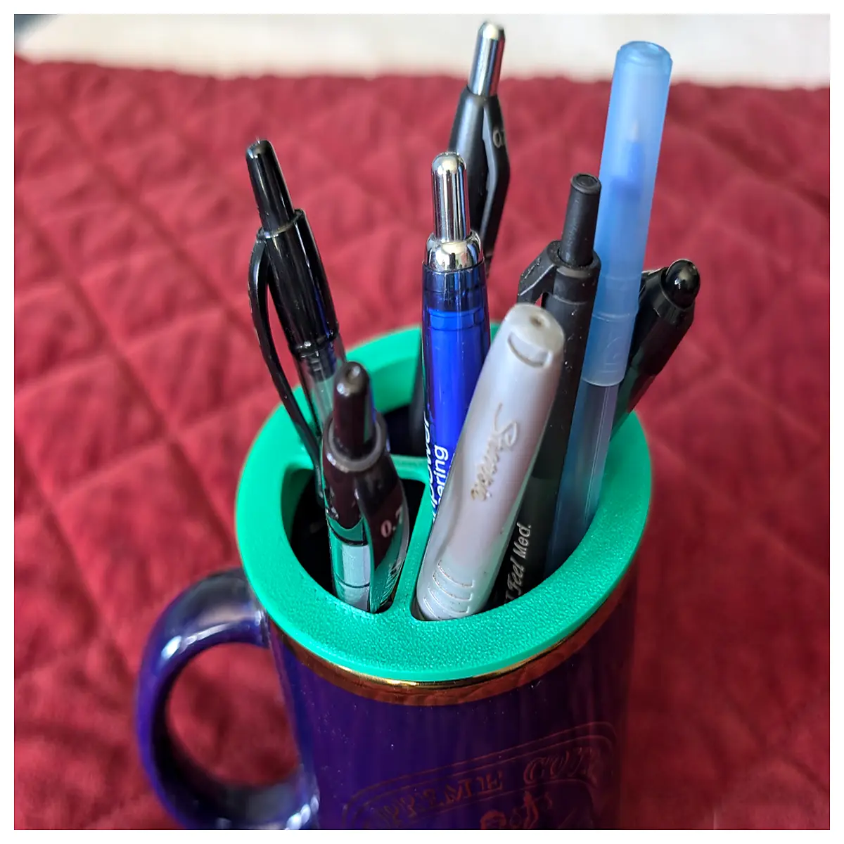 desk organizer cup holder for pens pencils makeup brushes storage mug caddy office supplies