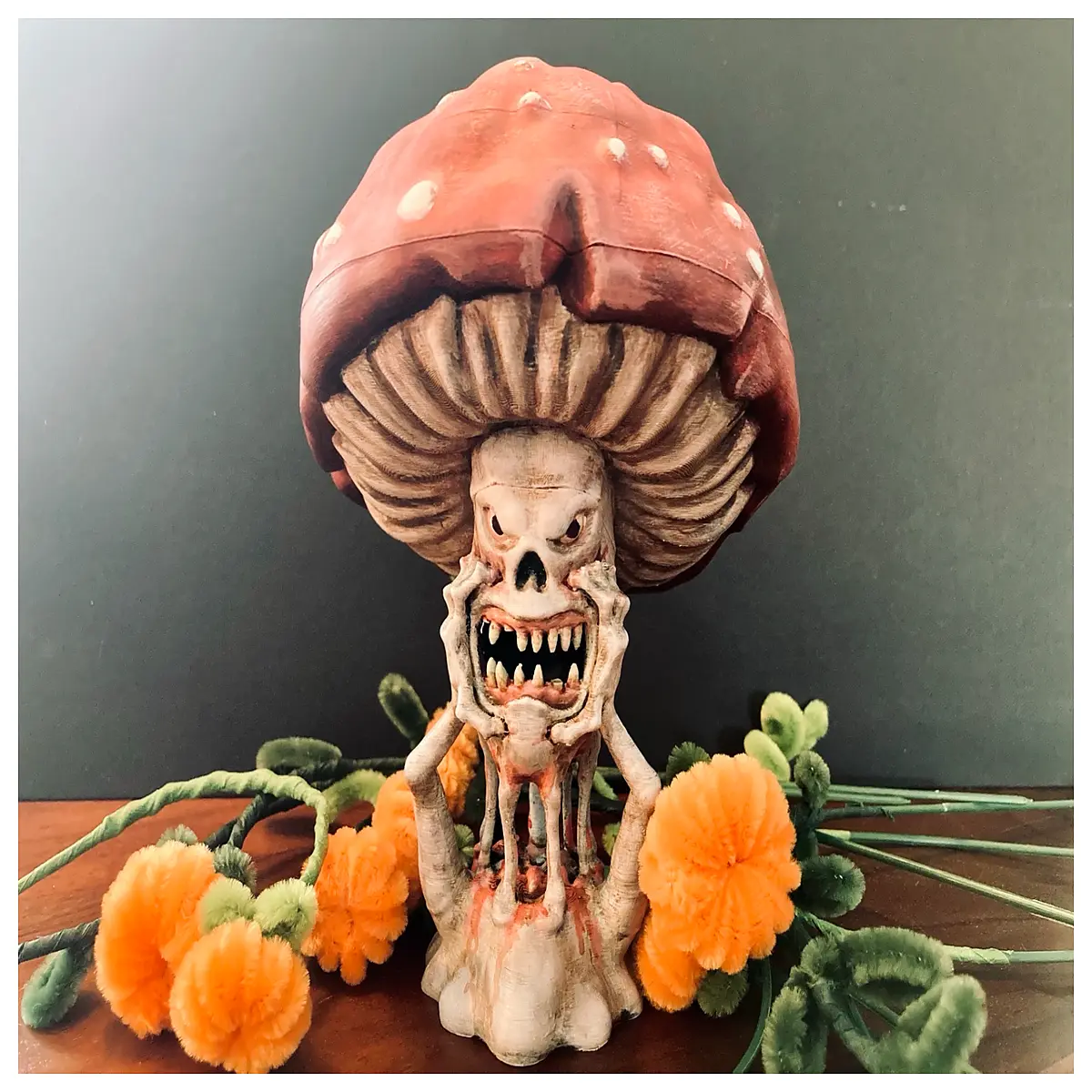 halloween mushroom decorations for yard spooky lawn ornaments