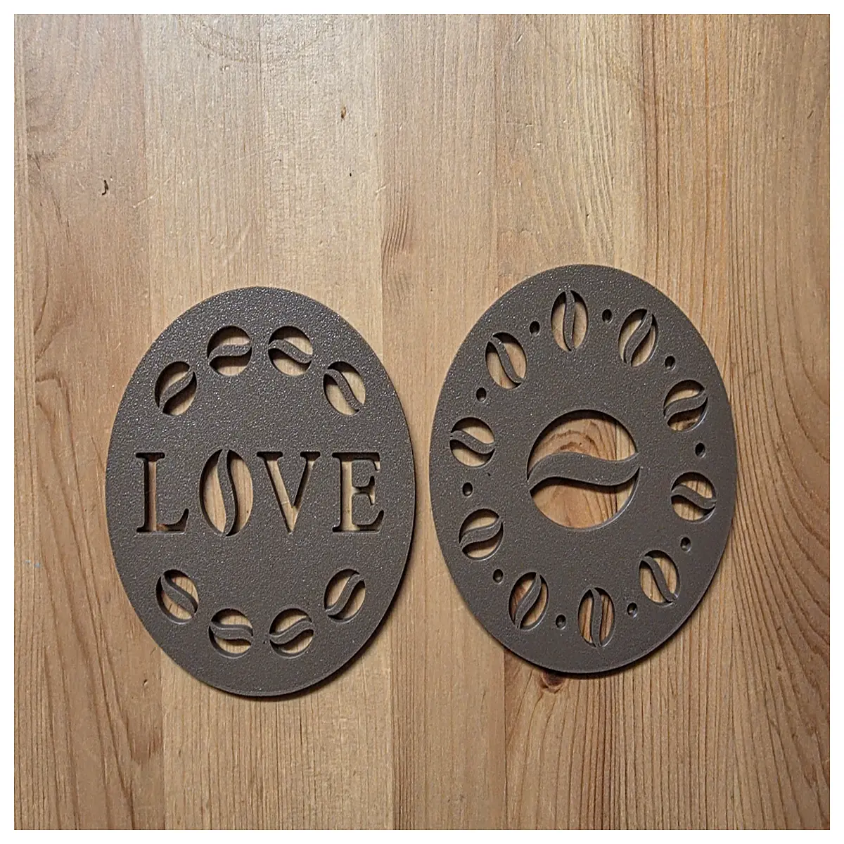 set of 2 coffee coasters non slip absorbent drink mats for home office table protection