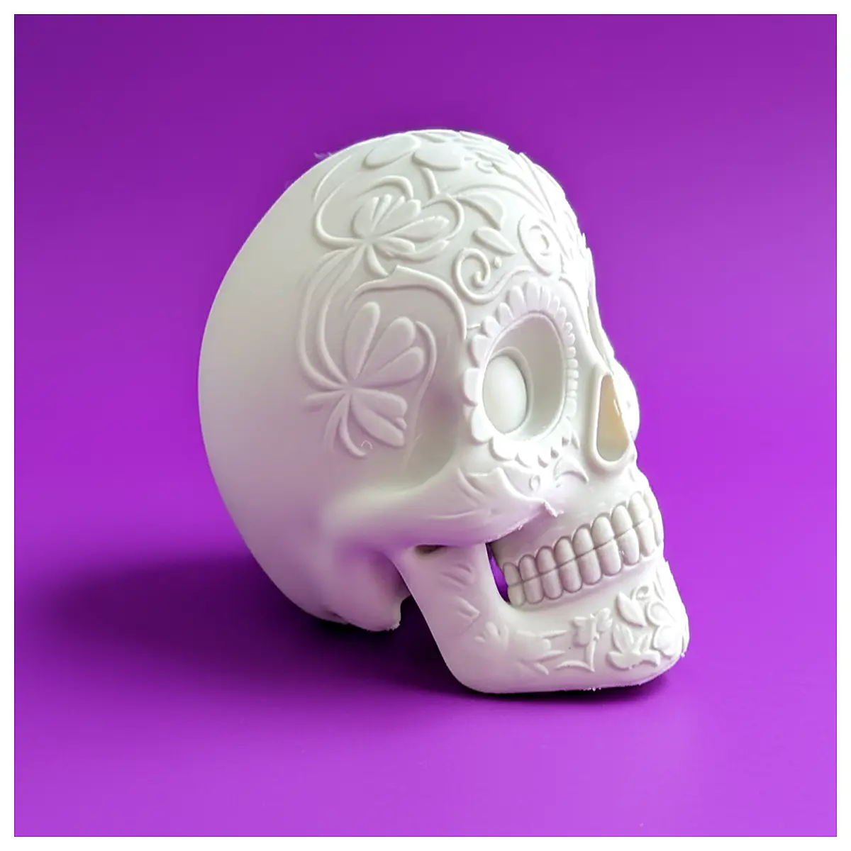 day of the dead sugar skull decoration hollow resin skeleton head for altar ofrenda party supplies halloween decor
