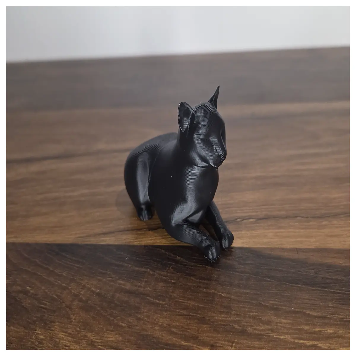 cute cat statue for home decor resin animal figurine shelf modern living room ornament gift