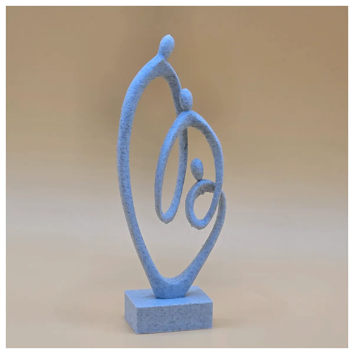 modern abstract home decor sculpture for living room shelf minimalist metal art piece contemporary office desk statue interior design accent