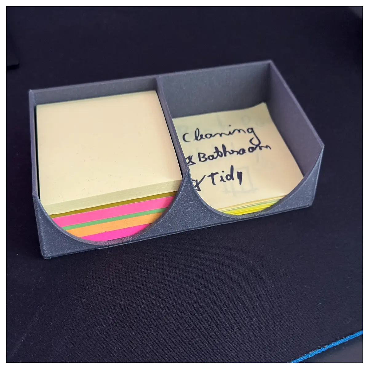 desk sticky note holder organizer clip for post it notes desktop storage