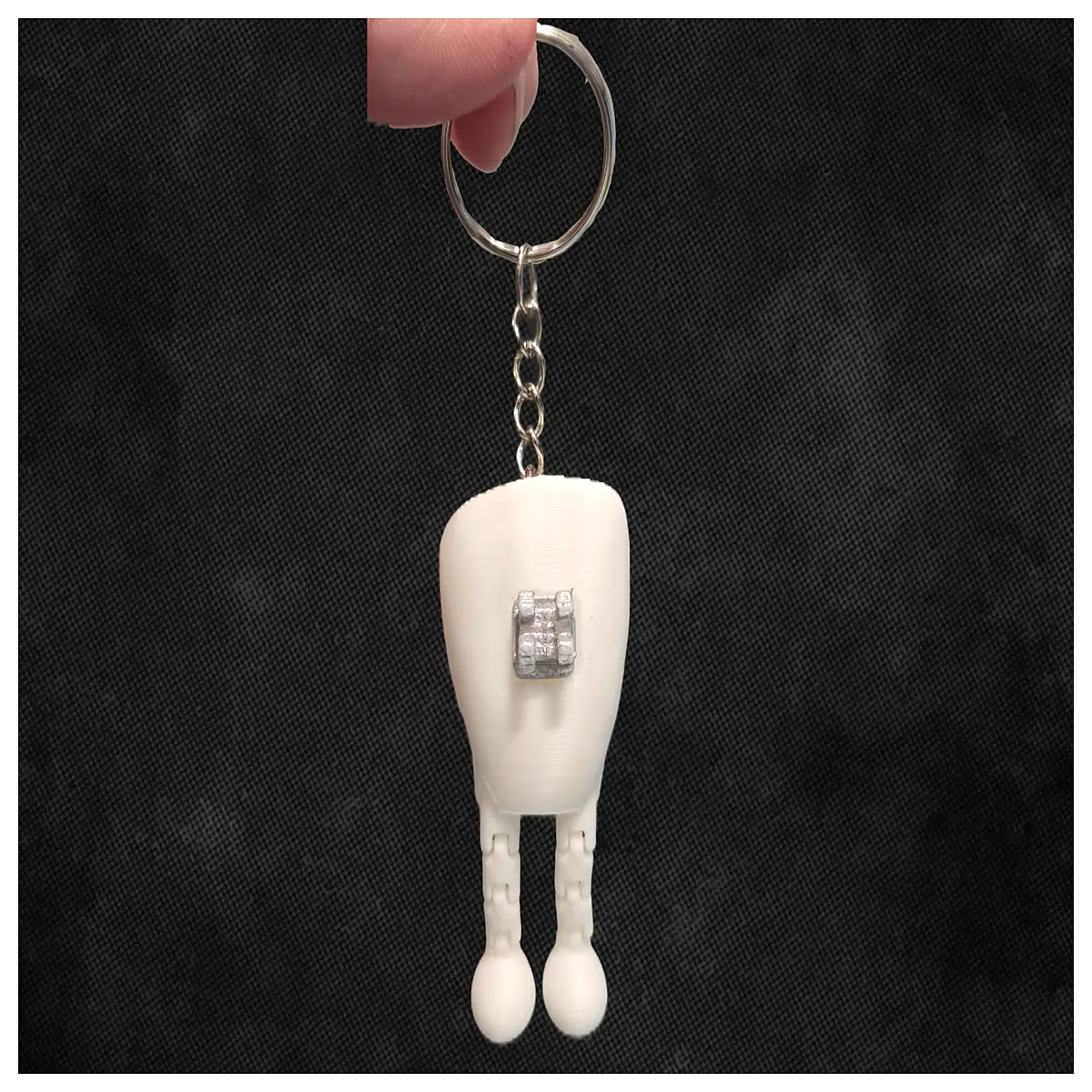 cute canine tooth keychain set dog lover gift idea funny animal teeth charm for bag
