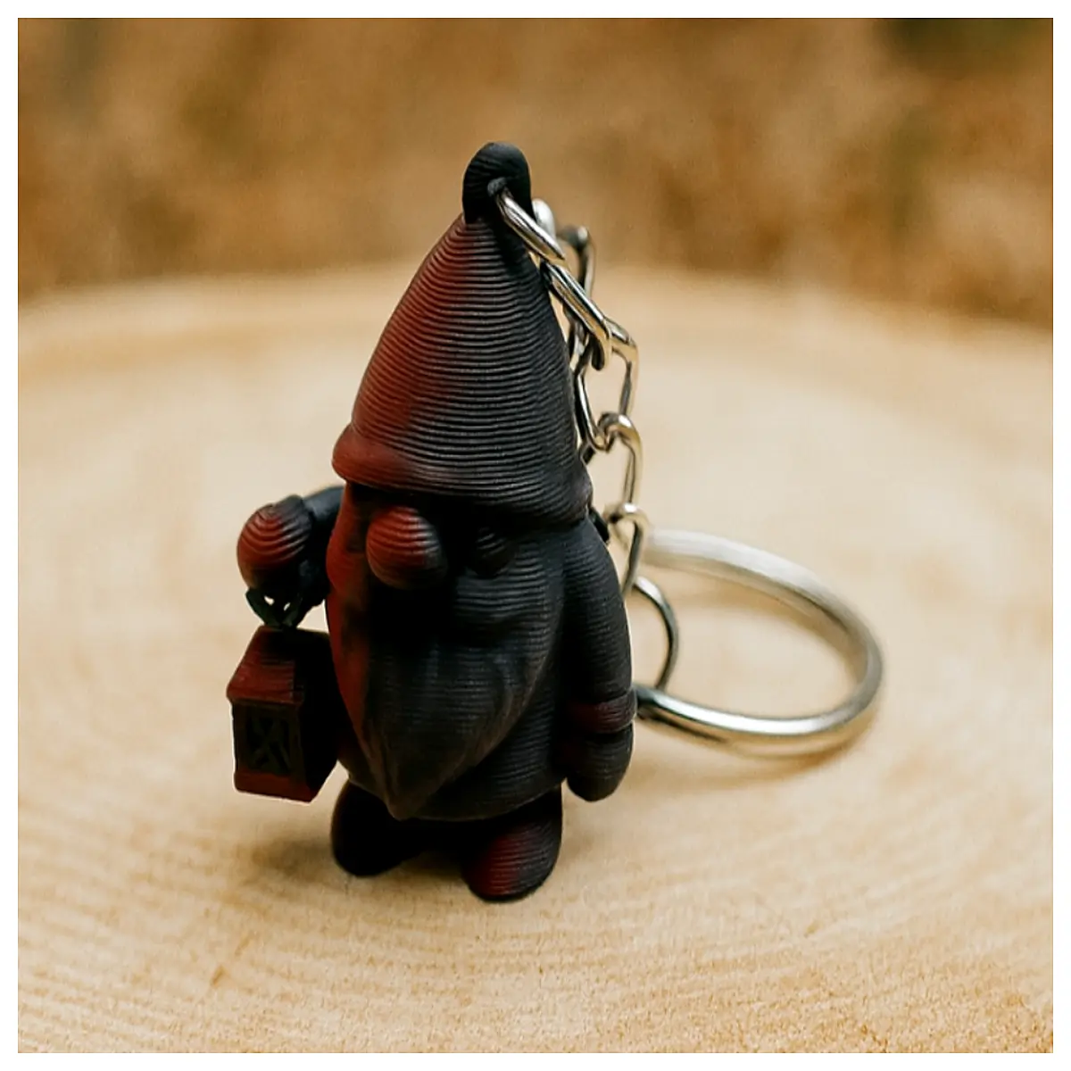 luminous gnome pendant charm necklace for home decor whimsical fairy garden ornament