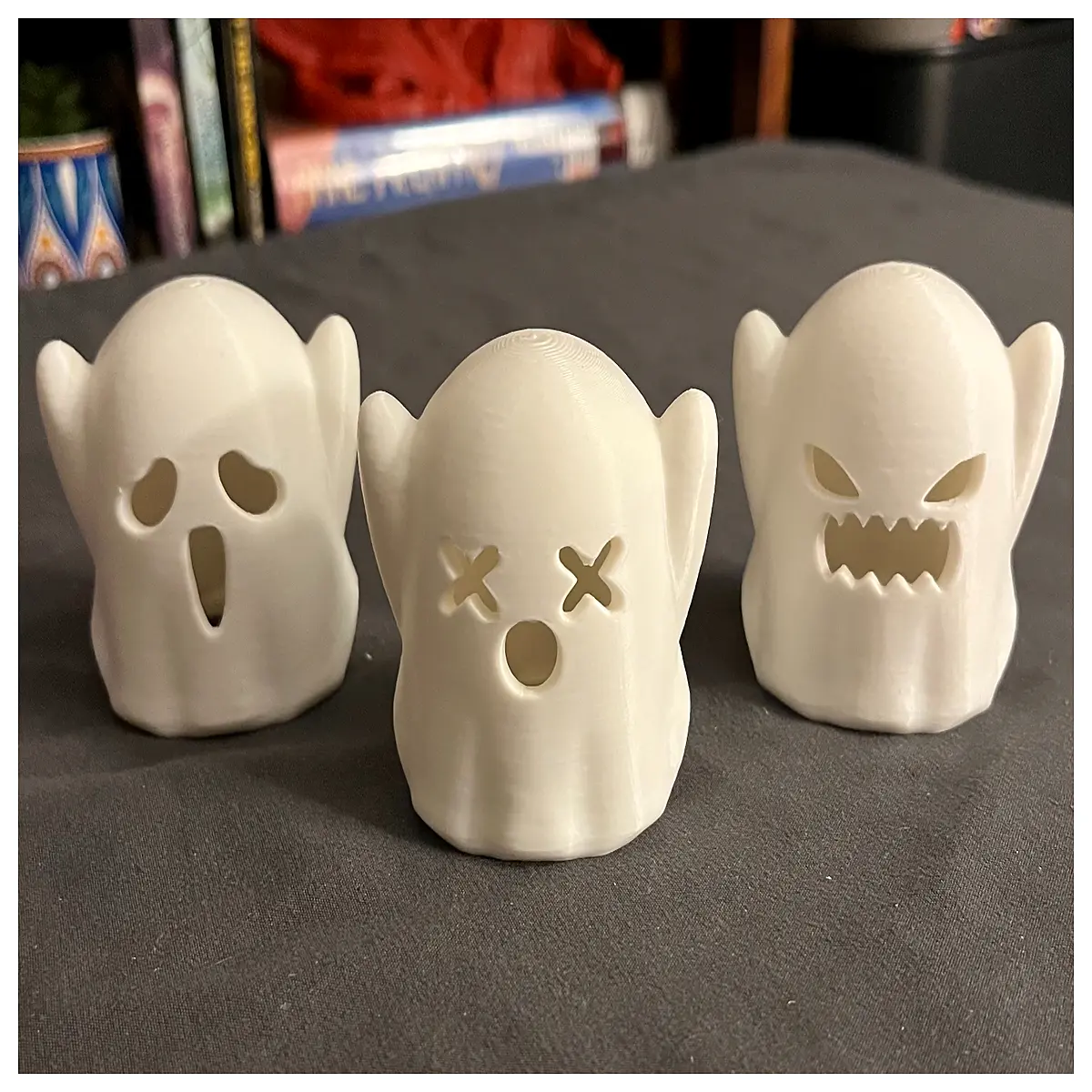 stackable ghost bag 2 horror x eyes halloween party favor loot bags spooky decoration treat holders