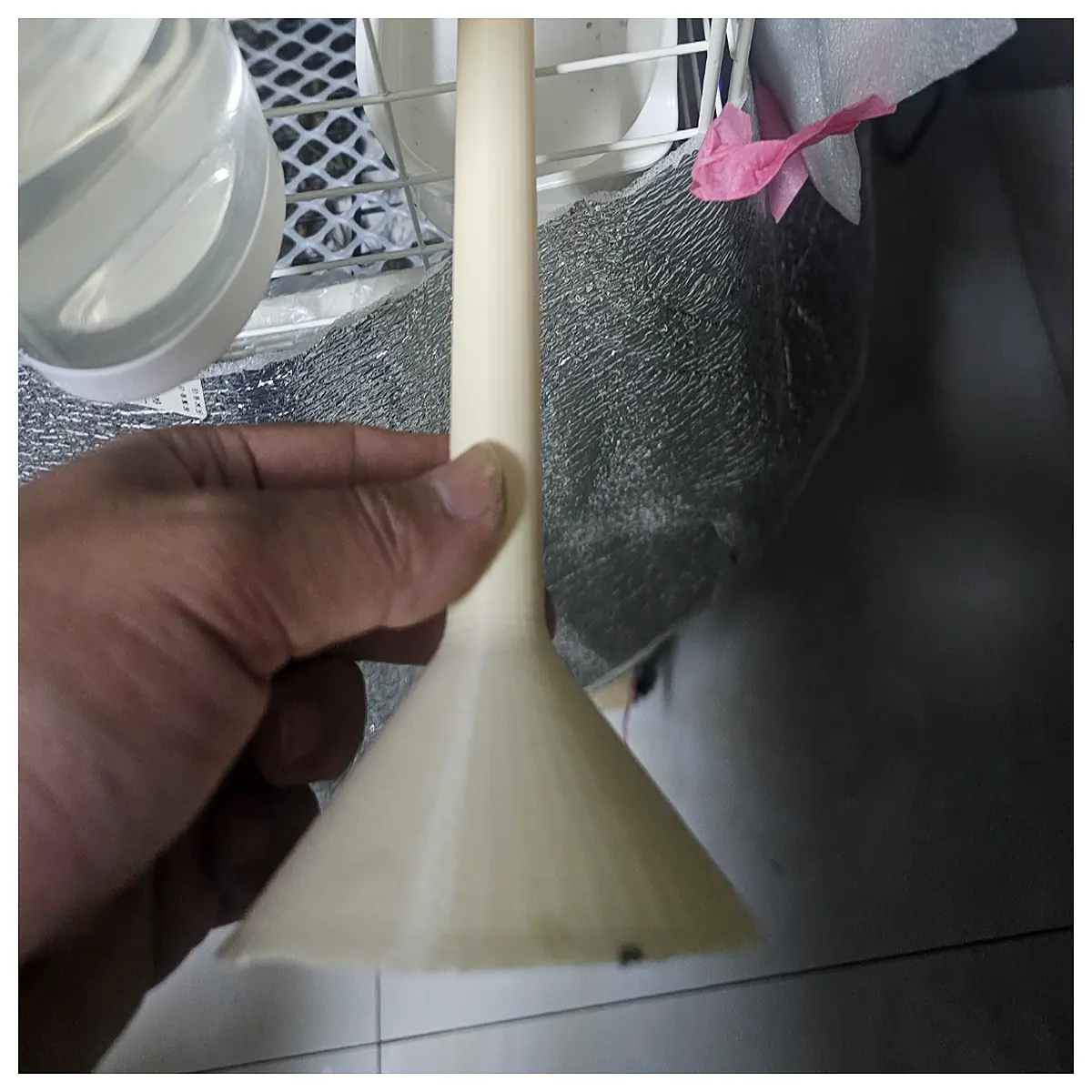 rabbit feeding funnel automatic water bottle adapter hay feeder tube for small pets