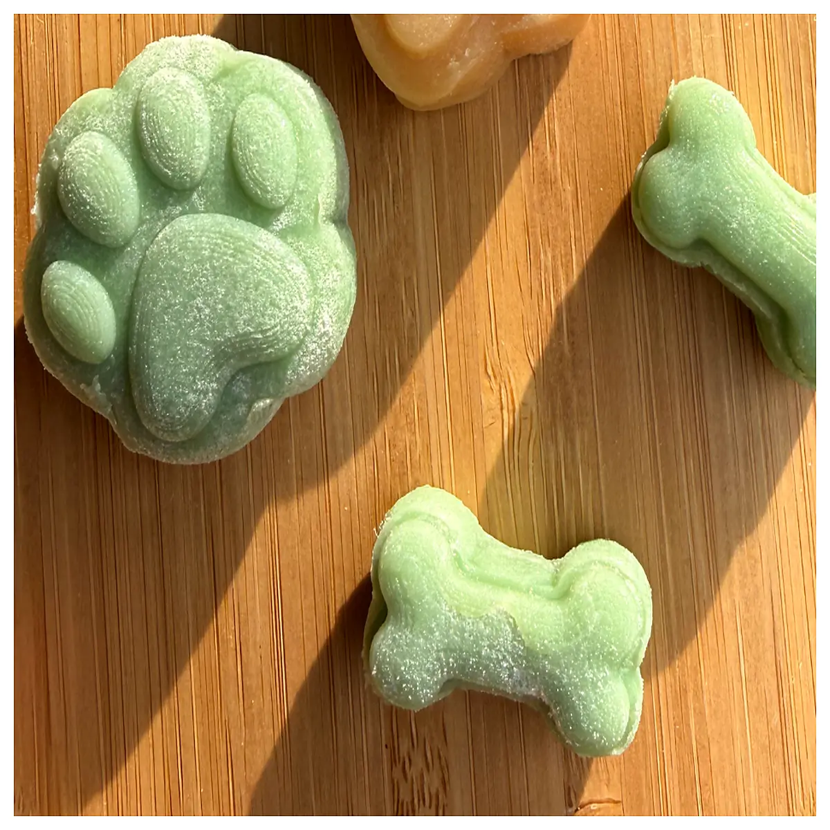 silicone paw print candy molds for chocolate dog bone shaped treats baking pan diy pet snack making supplies