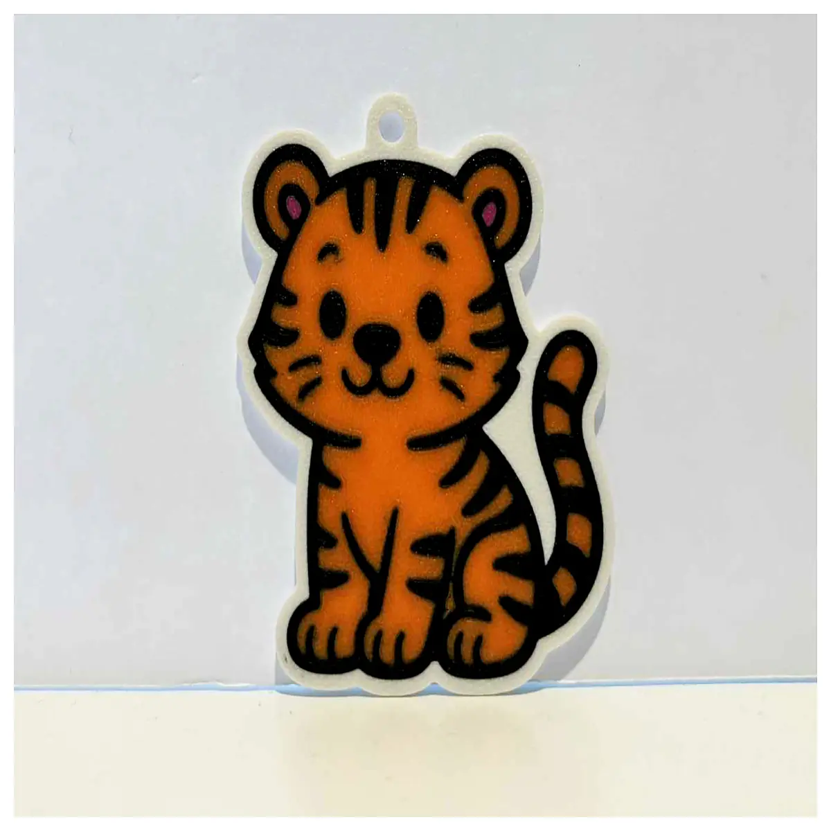 cute tiger keychain for bags metal lion charm pendant animal keyring kids tough tiger accessory