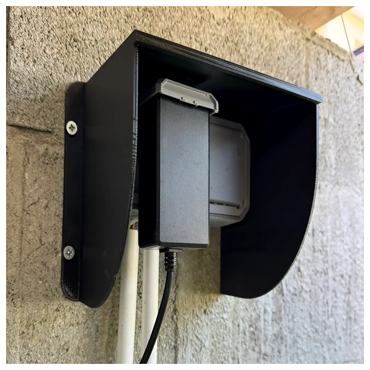 outdoor double outlet cover weatherproof doorbell box guard rain protection