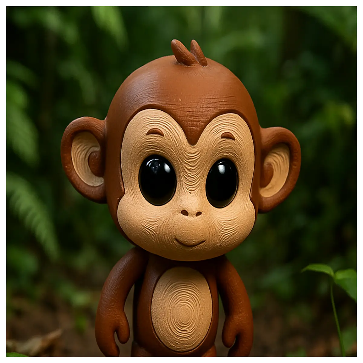 articulated plush monkey toy for kids bendable jointed animal doll soft stuffed simian figure educational poseable pet gift