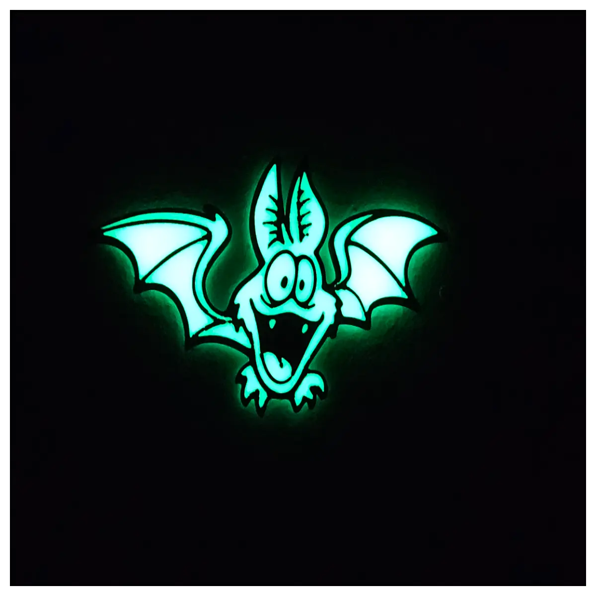 glow in the dark vampire bat wall decals ceiling art spooky halloween decorations for kids room