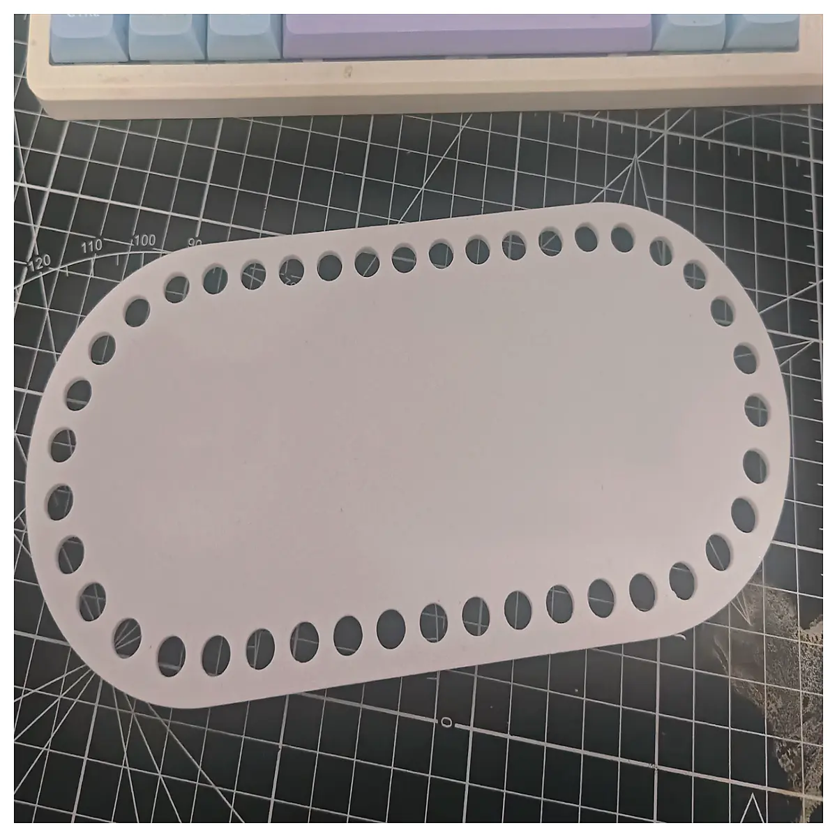 crochet bag base oval round bottom insert stiffener diy handmade purse frame parts supplies