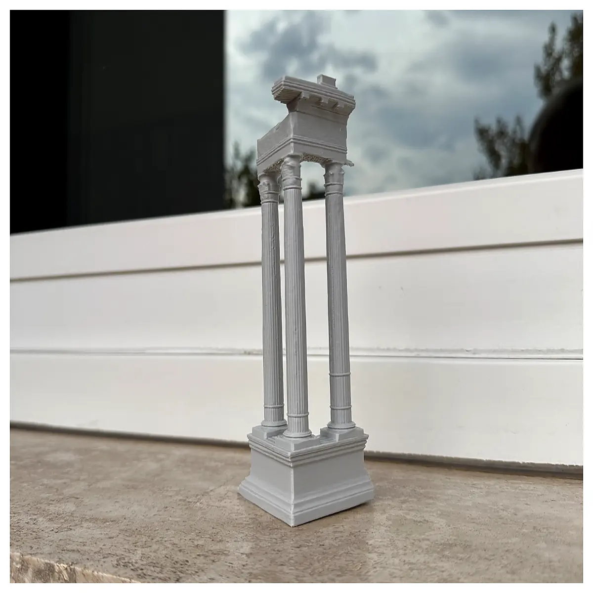 accurate scale of temple of sosianus historical architecture for collectors