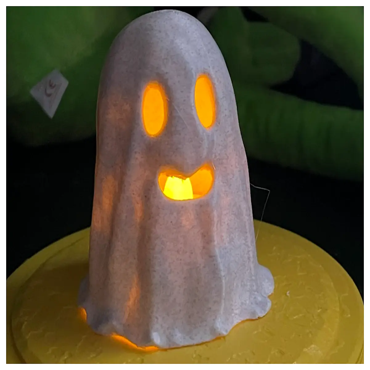 happy ghost pete plush toy cute halloween decoration spooky but friendly ghost doll for kids room decor