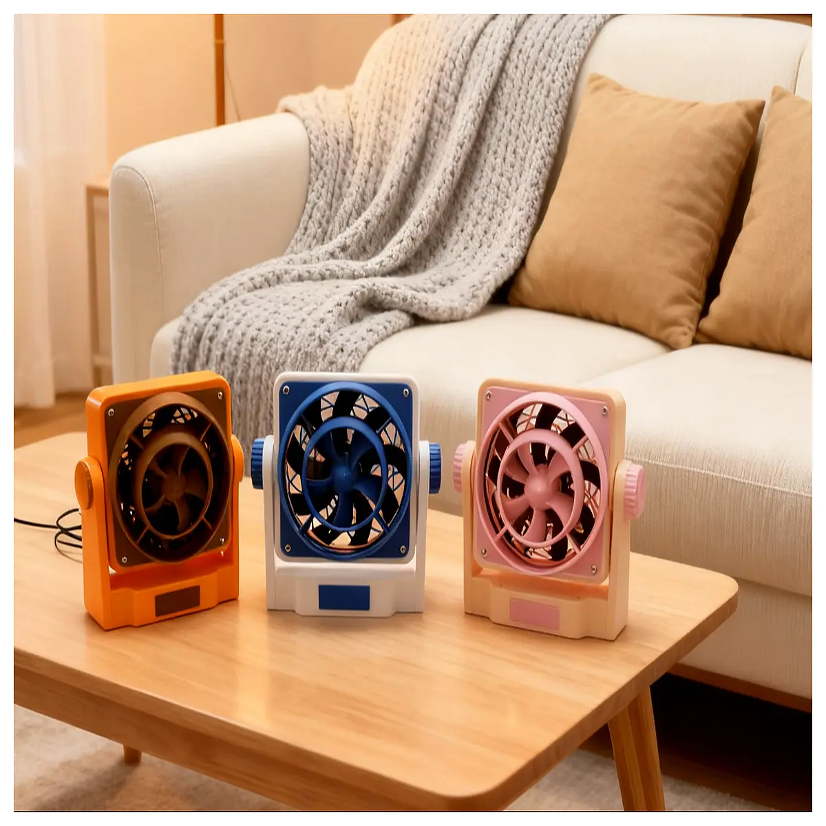 personal desktop usb mini quiet cooling portable air circulator for office desk home bedroom