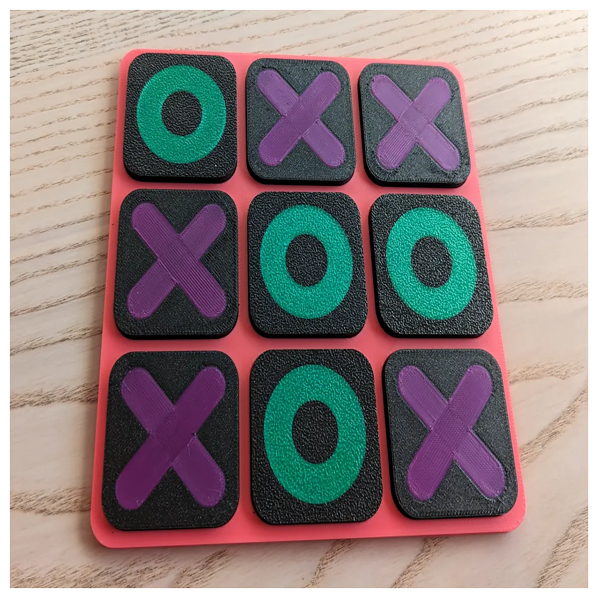 toe game board double sided wooden strategy puzzle for kids adults travel fun party