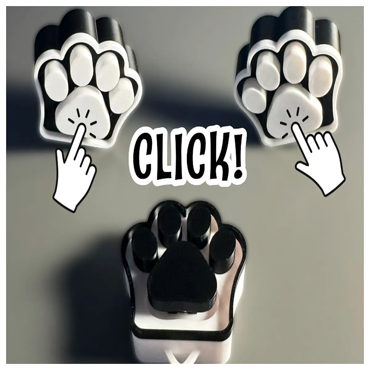 cute cat paw squishy toy stress relief anti anxiety fidget squeeze soft slow rising sensory calming kids adults