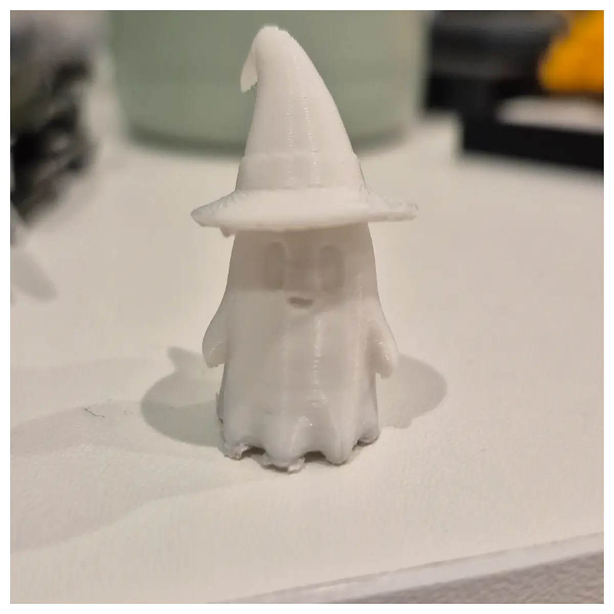 mini plastic ghost and hat party favors halloween decorations spooky table scatter