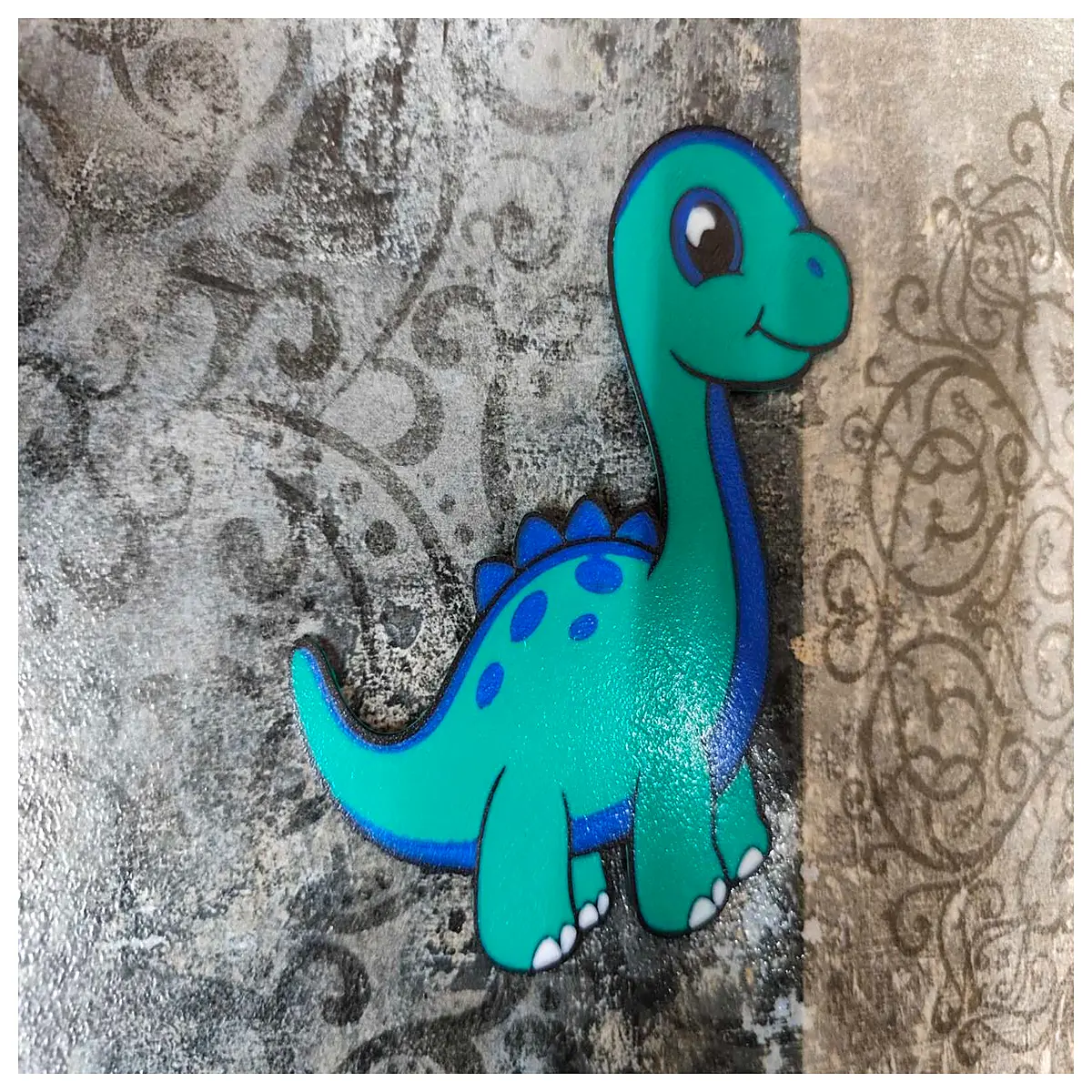 dinosaur cake toppers side cards kids birthday party decorations