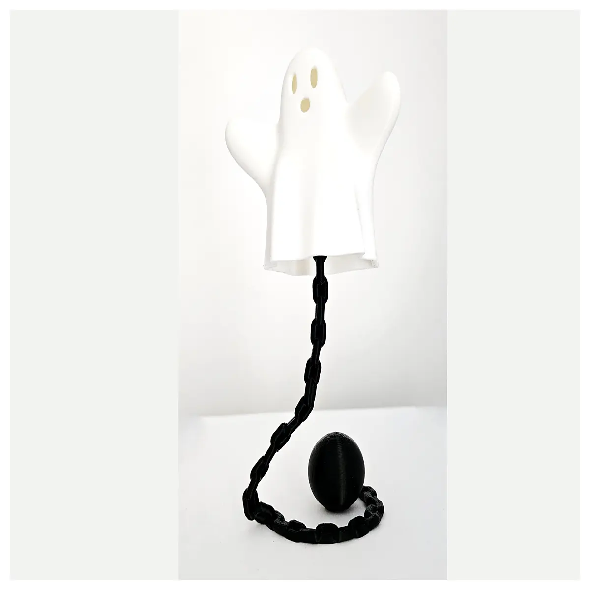 ghost on chain ball flying toy for room decor