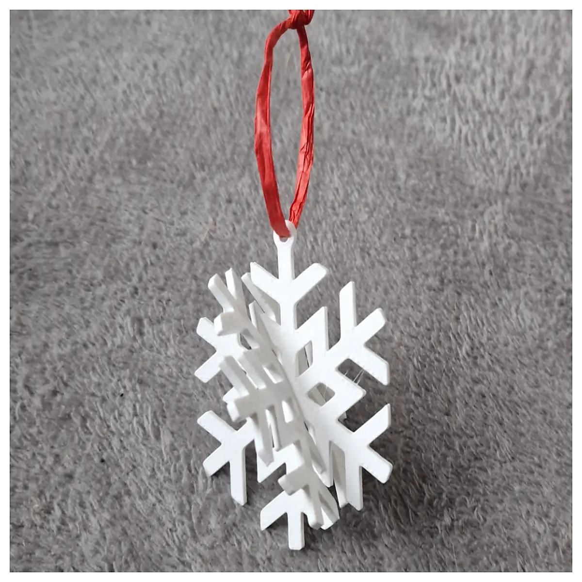 snowflake christmas ornaments hanging decorations for tree home holiday decor