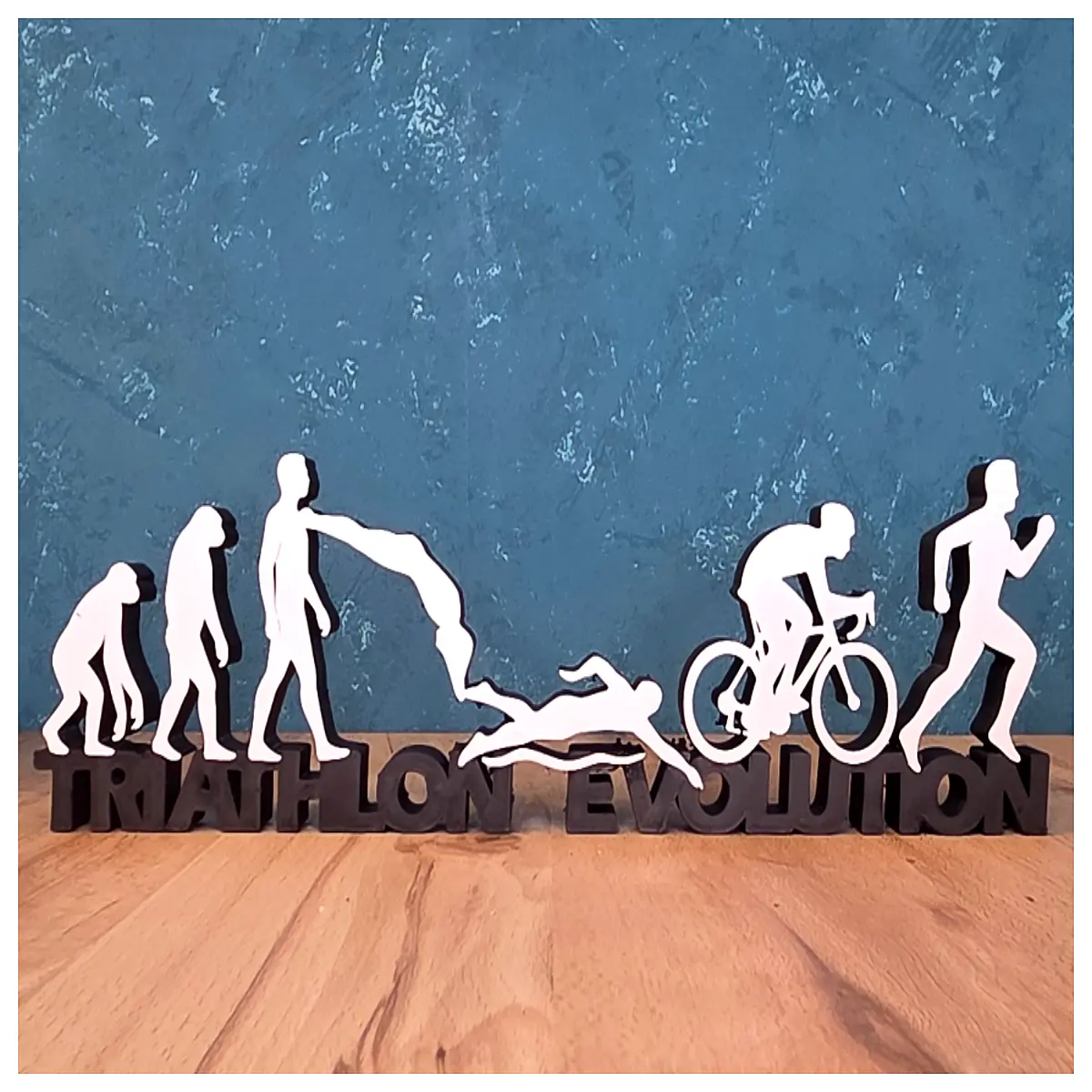 triathlon enthusiast decor wall art for home gym training room triathlete gift ideas