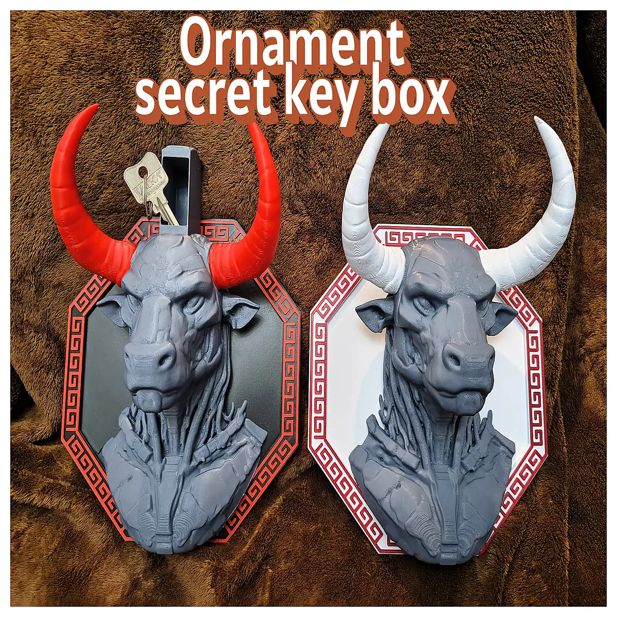 gargoyle key holder wall mount decorative home office storage box