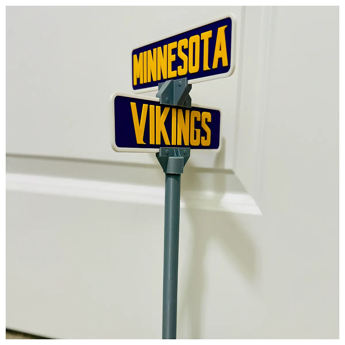 minnesota vikings street sign metal wall decor gift house bar man cave
