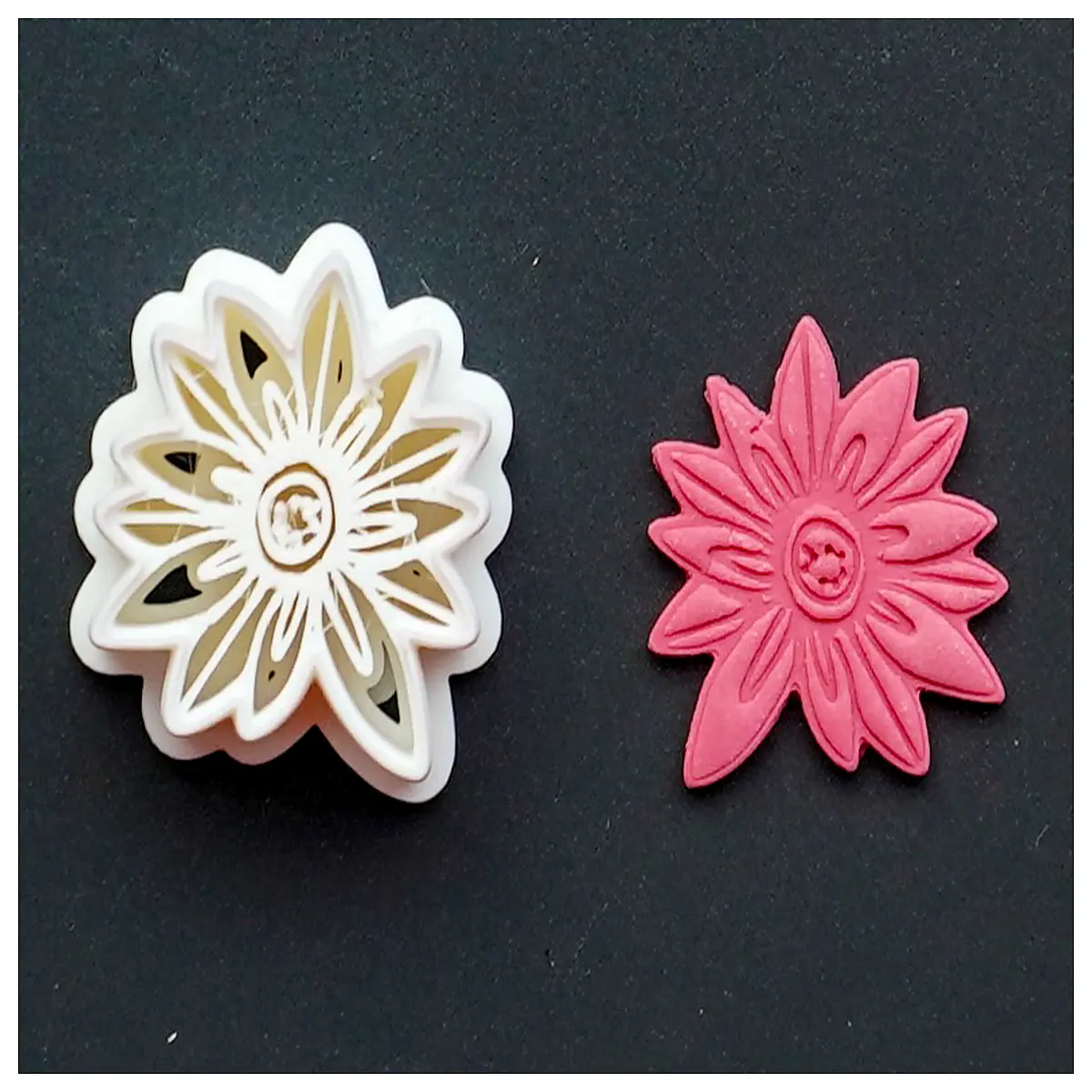 diy polymer clay flower molds for handmade jewelry making earring and necklace resin casting tools