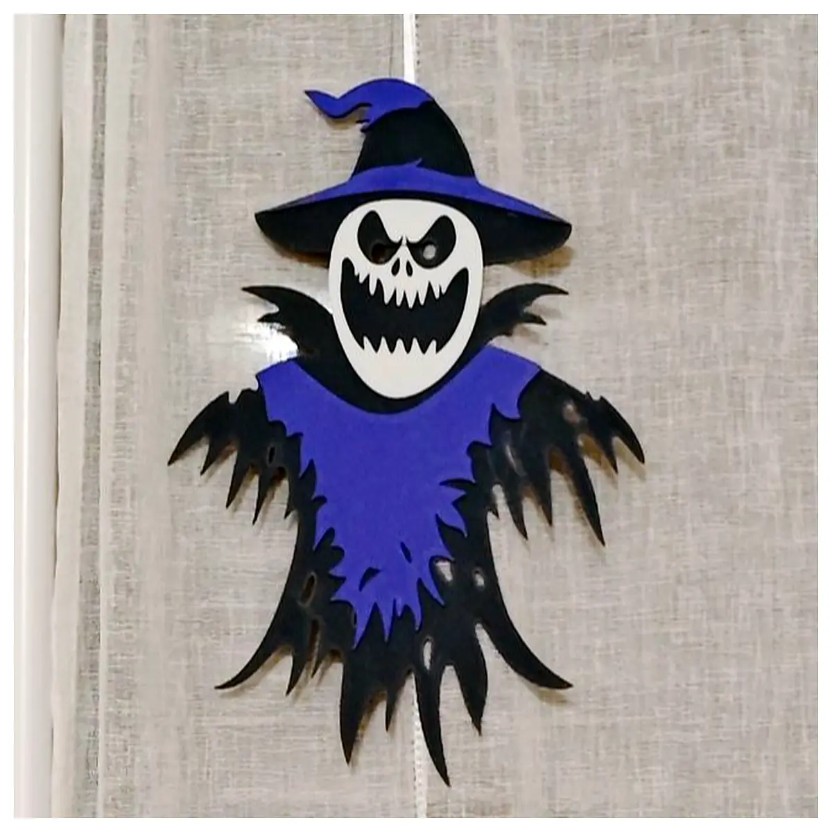 spooky skeleton party props haunted house decor scary halloween wall art festive autumn home accessories