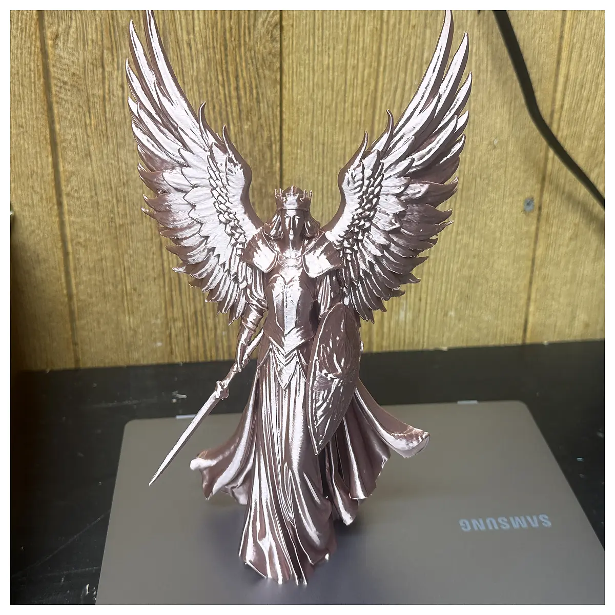 angel statue home decor nursery gift religious faith protection charm