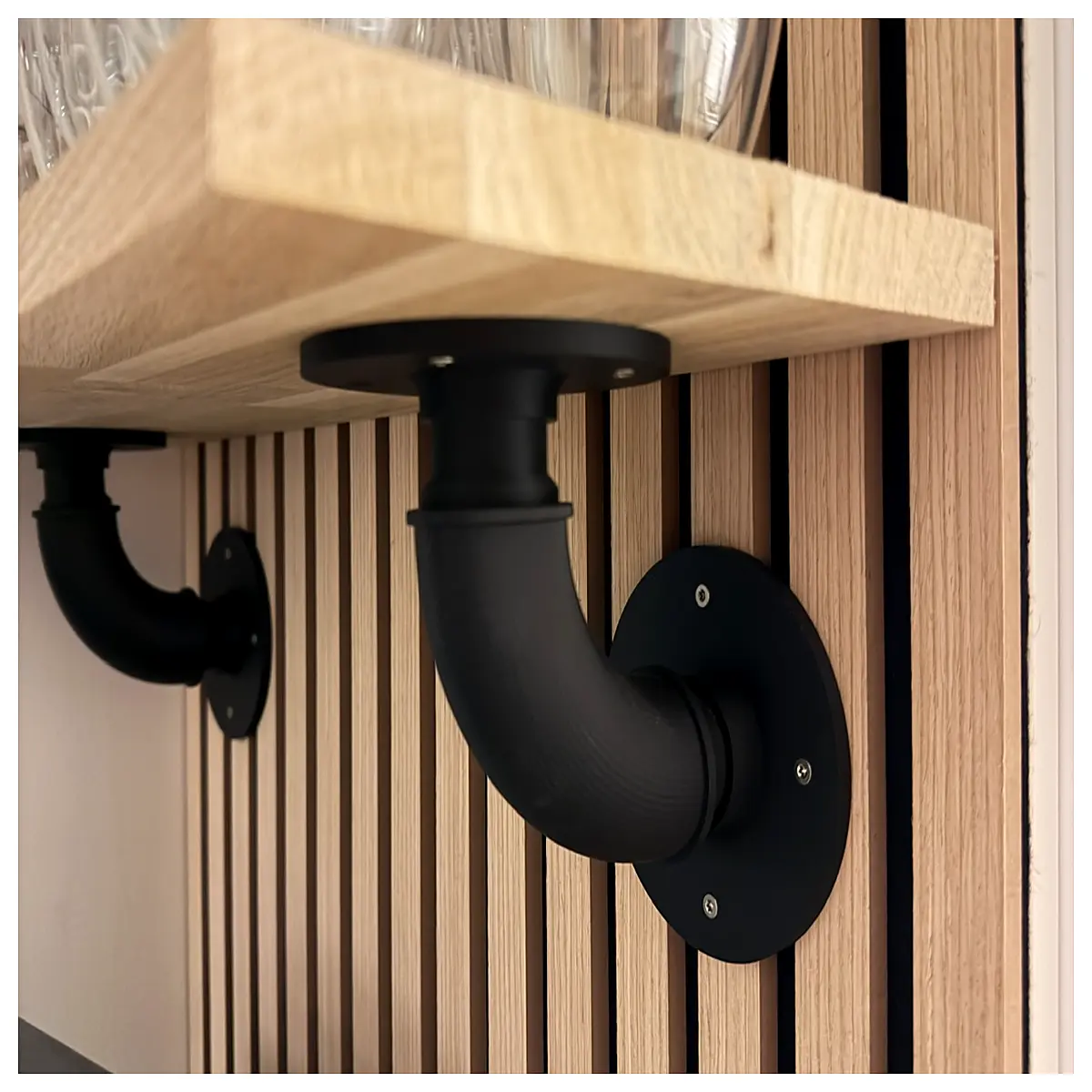 duty industrial pipe shelf brackets steel support for garage storage racks