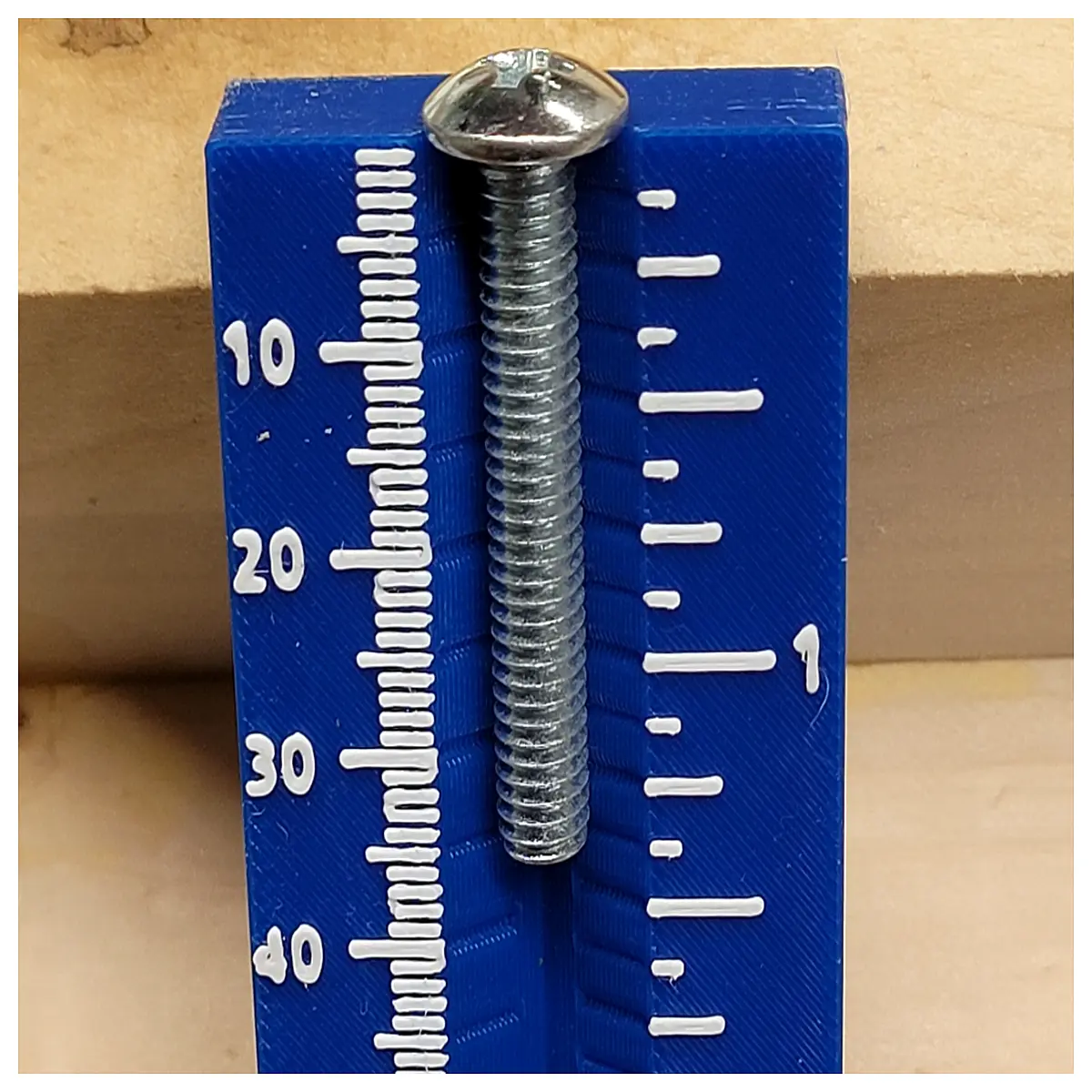 screw length gauge block precision measurement tool for fastener sizing verification